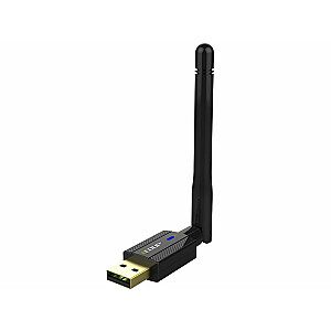 EDUP EP - MS1581 USB WiFi adapteris / 2dBi antena / 300Mbps / 802.11n / melns