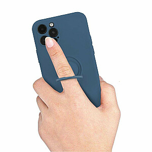 Mocco Pastel Ring Silicone Back Case Силиконовый чехол для Samsung Galaxy S22 Ultra 5G Синий