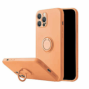 Mocco Pastel Ring Silicone Back Case Силиконовый чехол для Apple iPhone 12 Max Оранжевый