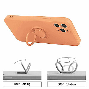 Mocco Pastel Ring Silicone Back Case Силиконовый чехол для Apple iPhone 12 Max Оранжевый