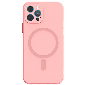 Mocco MagSilicone Soft Back Case Силиконовый чехол для Apple iPhone 12 Pro Pозовый