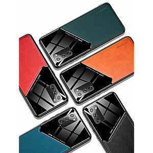 Mocco Lens Leather Back Case Aizmugurējais Ādas Apvalks Priekš Apple iPhone 12 Pro Oranžs