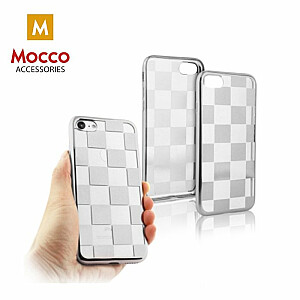Mocco ElectroPlate Chess Aizmugurējais Silikona Apvalks Priekš Samsung G930 Galaxy S7 Sudraba