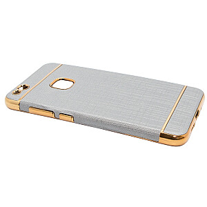 Mocco Exclusive Crown Back Case Silikona Apvalks Ar Zelta Elementiem Priekš Apple iPhone X / XS Pelēks