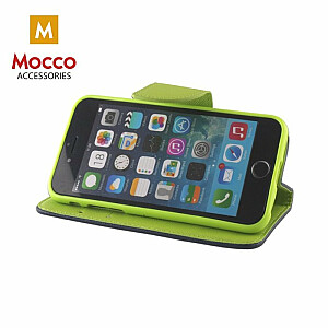 Mocco Fancy Case Чехол Книжка для телефона Apple iPhone XS / X Синий - Зелёный