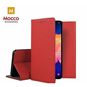Mocco Smart Magnet Book Case Grāmatveida Maks Telefonam  Samsung Galaxy Note 20 5G Ultra Sarkans