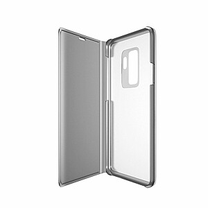 Mocco Clear View Cover Case Grāmatveida Maks Telefonam Xiaomi Redmi 8A Sudraba