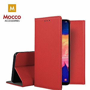 Mocco Smart Magnet Book Case Grāmatveida Maks Telefonam Xiaomi Mi 10 / Mi 10 Pro Sarkans