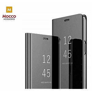 Mocco Clear View Cover Case Grāmatveida Maks Telefonam Samsung A305 Galaxy A30 Melns