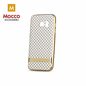Mocco Blocks Plating Silikona Apvalks Priekš Apple iPhone 7 / 8 Caurspīdīgs - Zeltains