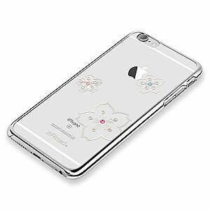 X-Fitted Пластиковый чехол С Кристалами Swarovski для Apple iPhone  6 / 6S Серебро /  Цветение