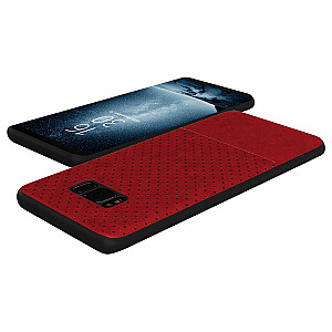 Qult Luxury Drop Back Case Aizmugurējais Silikona Apvalks Priekš Samsung G965 Galaxy S9 Plus Sarkans