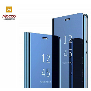 Mocco Clear View Cover Case Grāmatveida Maks Telefonam Xiaomi Redmi 8A Zils