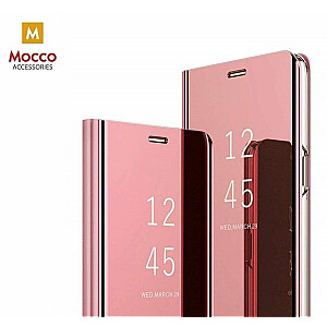 Mocco Clear View Cover Case Grāmatveida Maks Telefonam Xiaomi Redmi 8A Rozā