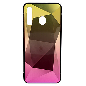 Mocco Stone Ombre Силиконовый чехол С переходом Цвета Samsung A705 Galaxy A70 Желтый - Розовый