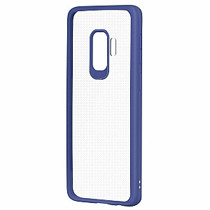 Devia Pure Style Силиконовый Чехол для Samsung G965 Galaxy S9 Plus Прозрачный - Синий