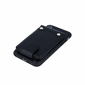 Mocco Smart Wallet Case Eko Ādas Apvalks Telefonam - Vizitkāršu Maks Priekš Samsung G960 Galaxy S9 Melns