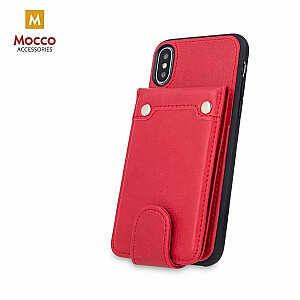 Mocco Smart Wallet Case Чехол Из Эко Кожи - Держатель Для Визиток Apple iPhone 6 / iPhone 6S Красный
