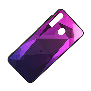 Mocco Stone Ombre Back Case Silikona Apvalks Ar Krāsu Gradientu Priekš Apple iPhone X / XS Violets - Zils