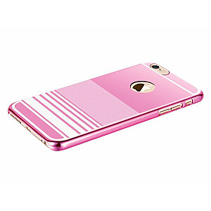 X-Fitted Пластиковый чехол для Apple iPhone  6 / 6S Розовый / Зебра