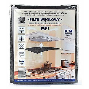 Угольный фильтр для вытяжек K&M FW1
