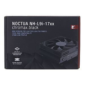 CPU dzesētājs NOCTUA NH-L9i-17xx Chromax Black