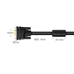 Ugreen VGA (męski) - VGA (męski) cable FHD 1,5 m black (VG101 11630)