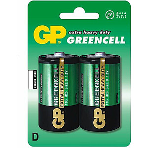 GP Akumulators Greencell D/R20 2 gab.