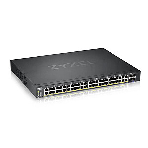 Zyxel XGS1930-52HP Managed L3 Gigabit Ethernet (10/100/1000) Power over Ethernet (PoE), черный