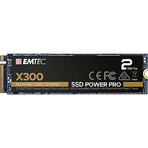 Dysk Emtec X300 Power Pro 2 TB M.2 2280 PCI-E x4 Gen3 NVMe SSD (ECSSD2TX300)