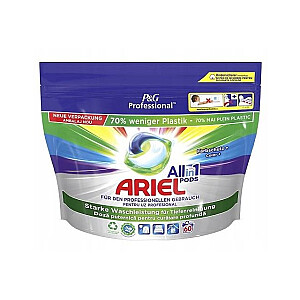 ARIEL Prof Color+ mazgāšanas kapsulas Plastmasas maisiņš 60gab