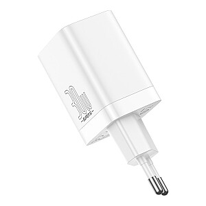 Baseus Super Si Pro Quick Charger USB + USB-C 30W (white)