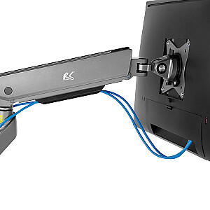 NanoRS 17-32" RGB LED spēļu monitora stiprinājums Galda stiprinājums Regulējams pagriešanas leņķis Maks. 9 kg VESA 75x75 / 100x100
