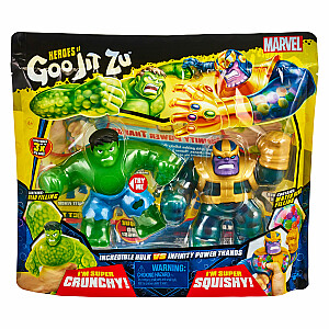 HEROES OF GOO JIT ZU Marvel varoņi  "Thanos vs Hulk"