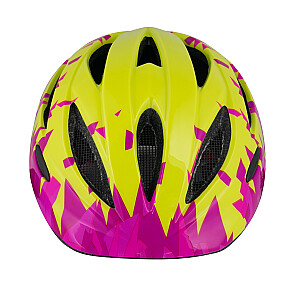 Aizsargķivere bērniem Force Ant Junior Yellow/Pink (52-56 cm)