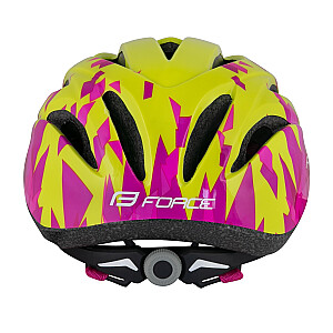 Aizsargķivere bērniem Force Ant Junior Yellow/Pink (52-56 cm)