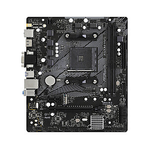 Asrock A520M-HVS AMD A520 ligzda AM4 Micro ATX