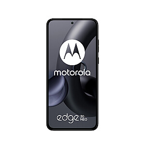 Motorola Edge 30 Neo (6,28 collas) ar divām SIM kartēm Android 12 5G C tipa USB 8 GB 128 GB 4020 mAh MOONLESS NIGHT, melns