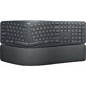 Tastatūra Logitech Ergo K860 Wireless Black Nordic (920-009168)