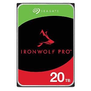 Seagate IronWolf Pro ST20000NE000 3,5 collu 20 000 GB Serial ATA III iekšējais cietais disks