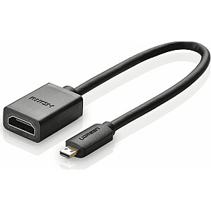 Ugreen HDMI mikro kabelis — HDMI 0,2 m melns (20134)