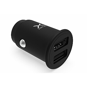 Auto lādētājs KRUX 2x USB 2.4 A, 24 W