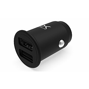 Auto lādētājs KRUX 2x USB 2.4 A, 24 W