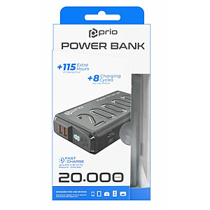 Prio Power Bank Переносная зарядная батарея 22.5W SCP/ 20W PD / QC3.0 / 20000 mAh