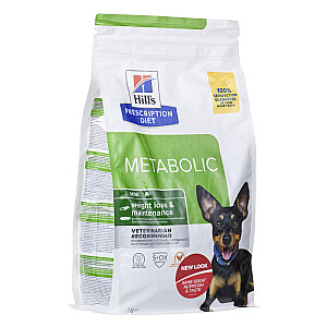 Hill "S PD Canine Metabolic Mini sausais suņiem 1kg