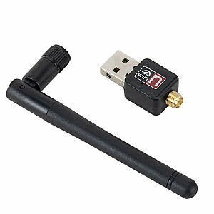 RoGer USB Bezvadu Wi-Fi Adapteris (USB 2.0, Wireless, 150Mbps, IEEE 802.11b/g/n)