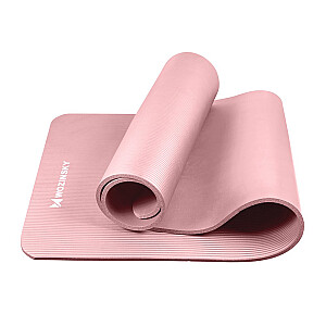 Wozinsky paklājiņš vingrinājumiem un jogai 181 x 63 x 1 cm gaiši rozā