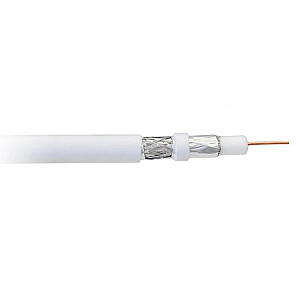 Libox Kabel koncentryczny PCC80 100m koaksiālais kabelis RG-6/U White