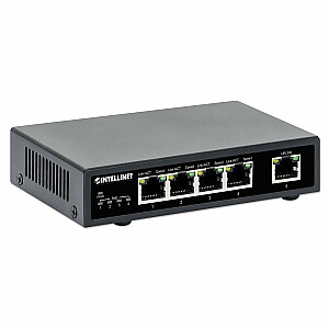 Intellinet tīkla slēdzis 561839 Power over Ethernet (PoE) melns