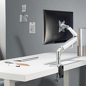 Ergo Office ER-405G monitora rokas turētājs uz galda stiprinājuma, grozāms, noliekt, 13-32" VESA universāls